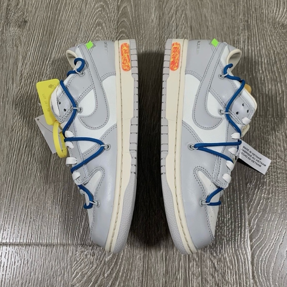 Never worn Size 10 Nike dunk low Off-White lot 10